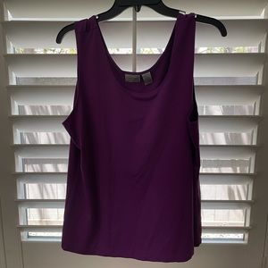 Chico’s Women’s Tank Top Purple Size 3 (XL)